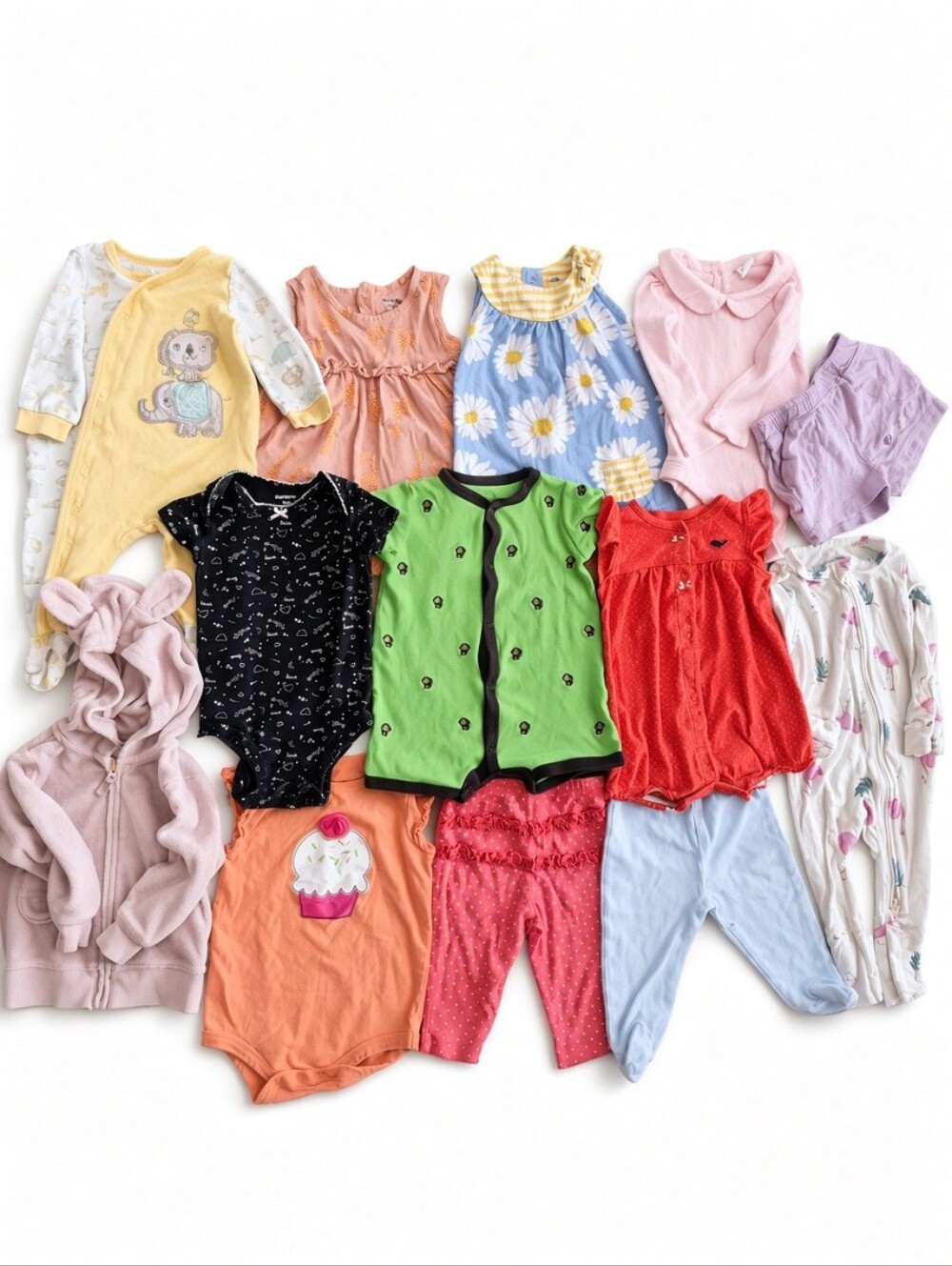 Baby Girl 6M Clothing Bundle/Lot – 13 Pieces – Carter’s, GAP & More